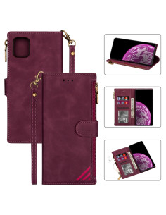 Cover Galaxy A81 Note 10 Lite Pelle Wine Rosso | Melacompro