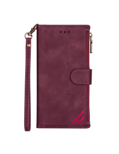 Cover Galaxy A81 Note 10 Lite Pelle Wine Rosso | Melacompro 2