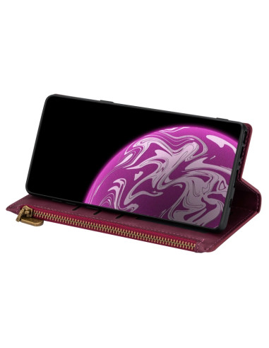 Cover Galaxy A81 Note 10 Lite Pelle Wine Rosso | Melacompro