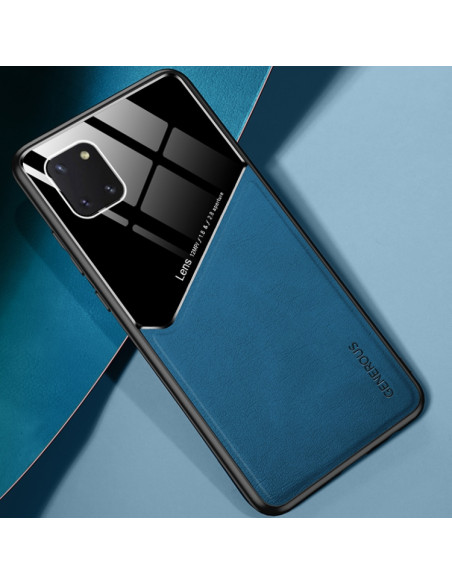 Cover Galaxy Note 10 Lite Pelle Nero Royal Blu | Melacompro