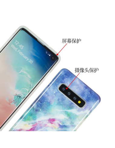 Cover Galaxy S10 TPU Stelle Blu Blu star | Melacompro
