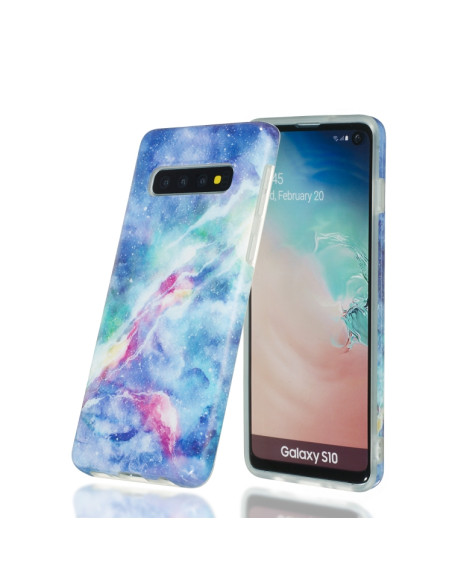 Cover Galaxy S10 TPU Stelle Blu Blu star | Melacompro