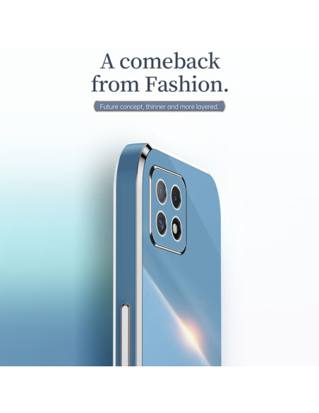 Cover OPPO A53 TPU Antiurto Blu Celeste Celestial Blu | Melacompro