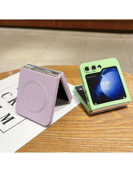 Cover Galaxy Z Flip6 5G Silicone Blu Royal MagSafe | Melacompro