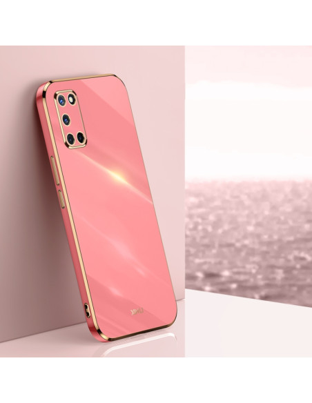 Cover Oppo A52 TPU Antiurto Nero Hawthorn Rosso | Melacompro