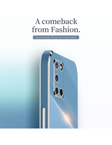 Cover Oppo A52 TPU Antiurto Nero Hawthorn Rosso | Melacompro