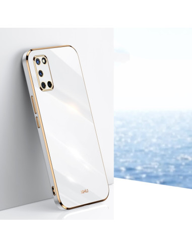 Cover Oppo A52 TPU Antiurto Nero Bianco | Melacompro