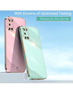 Cover Oppo A52 TPU Antiurto Nero Bianco | Melacompro 2