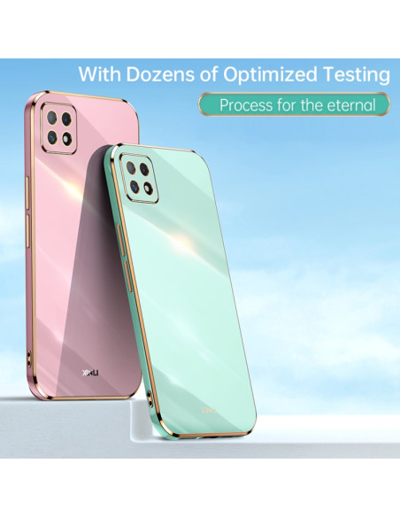 Cover OPPO A53 TPU Antiurto Blu Celeste Nero | Melacompro