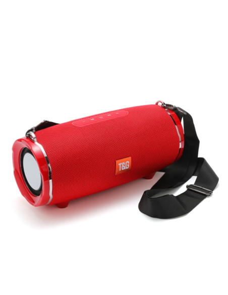 Speaker Bluetooth T&G TG187 Impermeabile Rosso | Melacompro