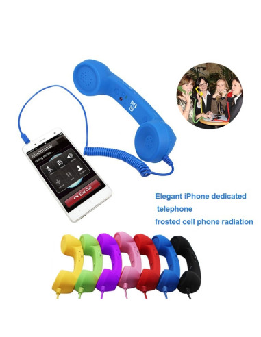 Ricevitore Telefonico Retrò 3.5mm Rosa Rosso | Melacompro