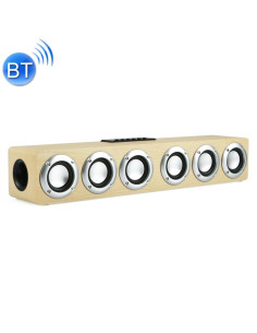 Speaker Bluetooth M1 Legno Giallo Sveglia | Melacompro