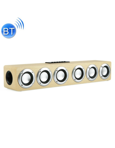 Speaker Bluetooth M1 Legno Giallo Sveglia | Melacompro