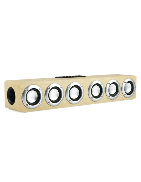 Speaker Bluetooth M1 Legno Giallo Sveglia | Melacompro