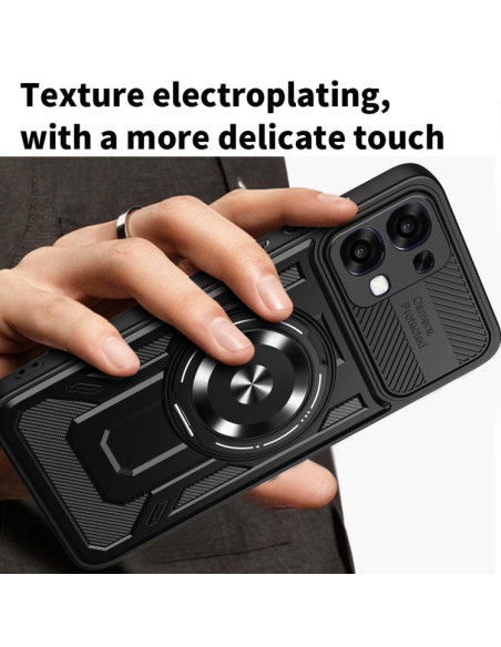 Cover OPPO A6 Pro MagSafe Nero Armor | Melacompro