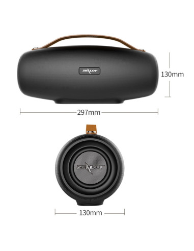 Speaker Bluetooth Zealot S27 Nero | Melacompro