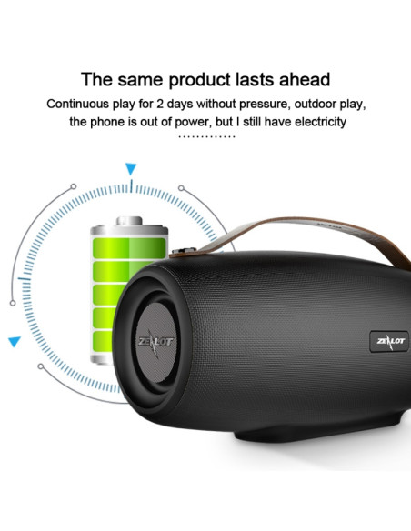 Speaker Bluetooth Zealot S27 Nero | Melacompro