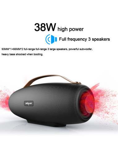 Speaker Bluetooth Zealot S27 Nero | Melacompro