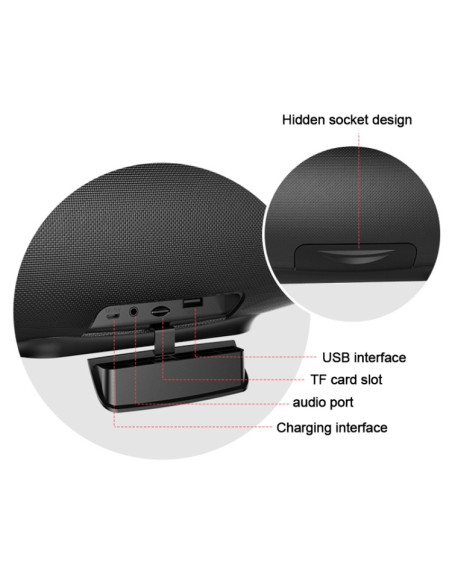 Speaker Bluetooth Zealot S27 Nero | Melacompro