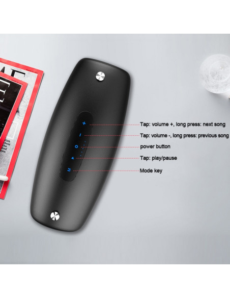 Speaker Bluetooth Zealot S27 Nero | Melacompro