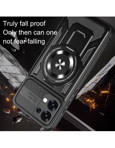 Cover OPPO A6 Pro MagSafe Nero Armor | Melacompro