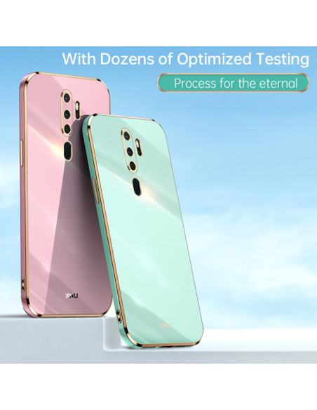 Cover Oppo A9 2020 TPU Menta Antiurto Nero | Melacompro