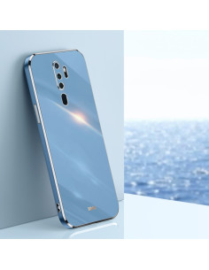 Cover Oppo A9 2020 TPU Antiurto Menta Celestial Blu