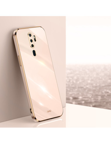 Cover Oppo A9 2020 TPU Menta Antiurto Rosa | Melacompro