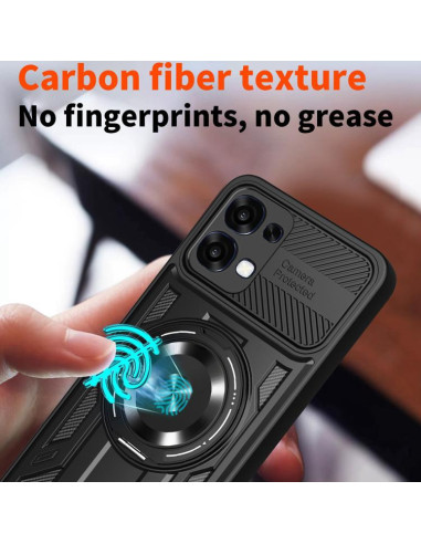 Cover OPPO A6 Pro MagSafe Nero Armor | Melacompro