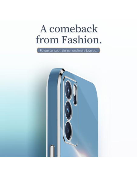 Cover OPPO Reno6 5G TPU Antiurto Celestial Blu | Melacompro