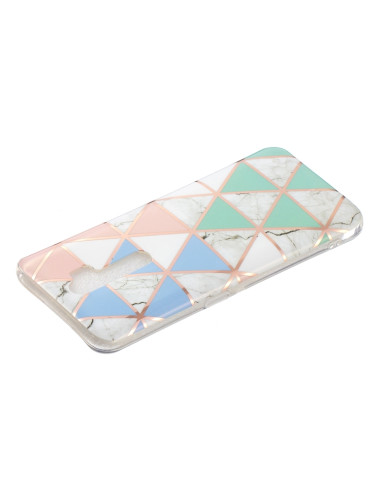 Cover Oppo A9 2020 Placcatura Metallica Blu Bianco Verde Rosa color matching | Melacompro