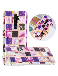 Cover Oppo A9 2020 PC + TPU Placcatura Colori Square color matching
