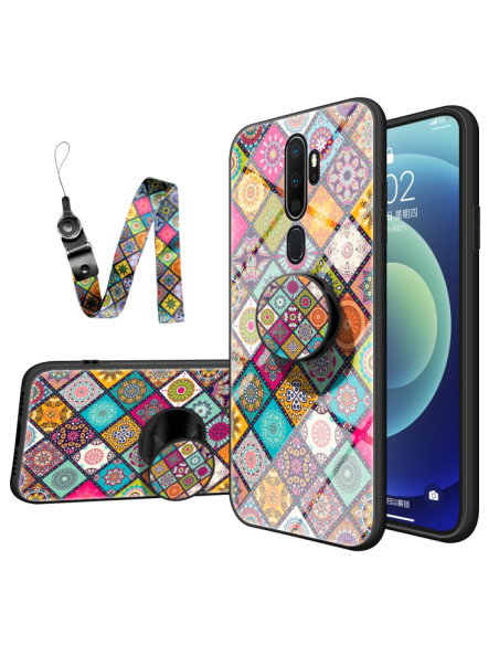 Cover Oppo A9 2020 TPU Menta Antiurto Checkered | Melacompro