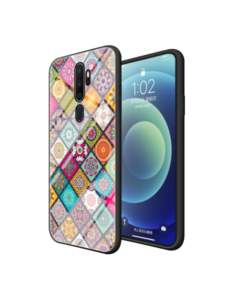 Cover Oppo A9 2020 TPU Menta Antiurto Checkered | Melacompro