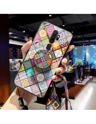 Cover Oppo A9 2020 TPU Menta Antiurto Checkered | Melacompro