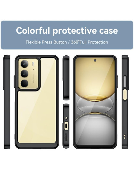 Cover Realme C75 TPU Nero Colorata | Melacompro