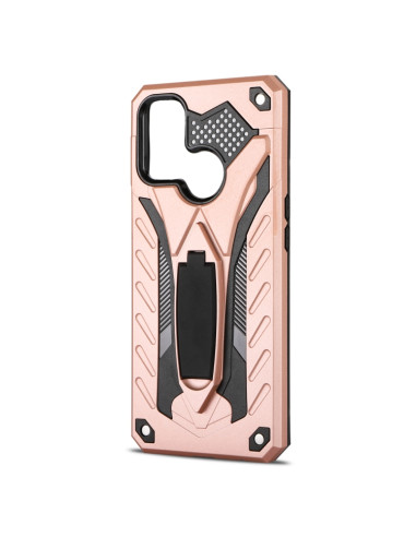 Cover Oppo A53 2020 TPU PC Antiurto Rosso Rose Oro | Melacompro