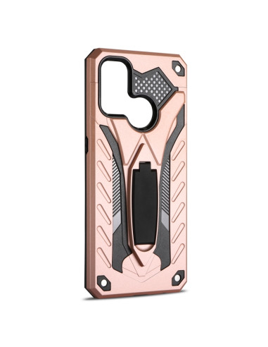 Cover Oppo A53 2020 TPU PC Antiurto Rosso Rose Oro | Melacompro