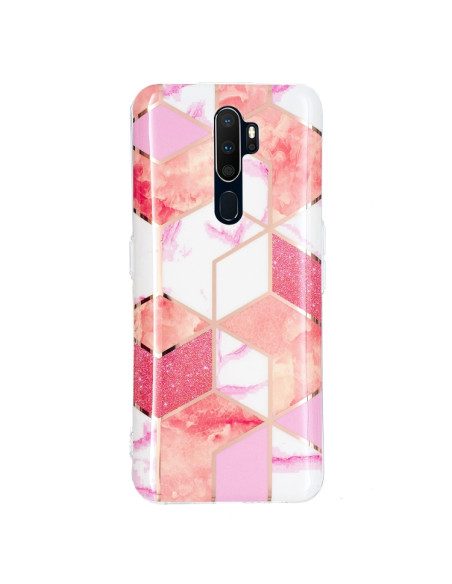 Cover Oppo A9 2020 Placcatura Metallica Cherry glitter color matching | Melacompro