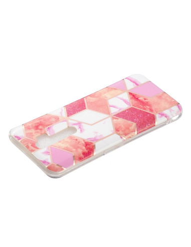 Cover Oppo A9 2020 Placcatura Metallica Cherry glitter color matching | Melacompro