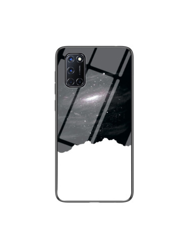 Cover Oppo A52 Cielo Stellato Vetro Temperato Rosso | Melacompro