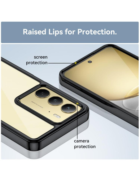 Cover Realme C75 TPU Nero Colorata | Melacompro