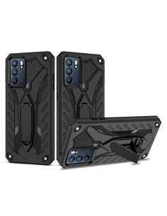 Cover OPPO Reno6 5G TPU Antiurto Bordo Oro Nero