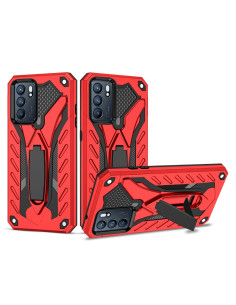 Cover OPPO Reno6 5G TPU Antiurto Bordo Oro Rosso