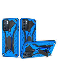 Cover OPPO Reno6 5G TPU Antiurto Bordo Oro Blu