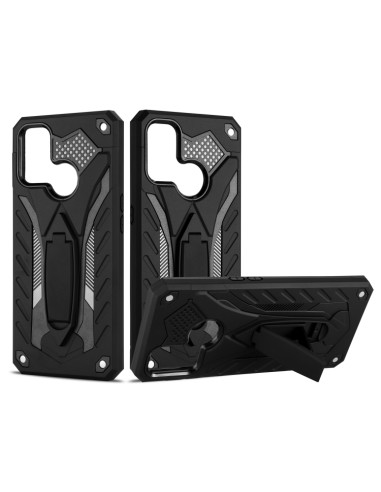 Cover Oppo A53 2020 TPU PC Antiurto Rosso Nero | Melacompro