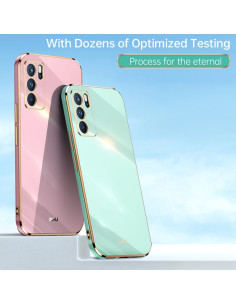 Cover OPPO Reno6 5G TPU Antiurto Rosa | Melacompro 2