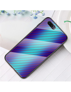 Cover OPPO A5 TPU Fibra Carbonio Blu fiber | Melacompro 2