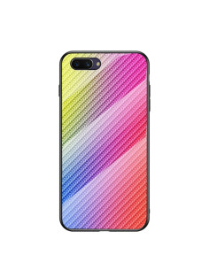 Cover OPPO A5 TPU Fibra di Carbonio Nero Colorful fiber