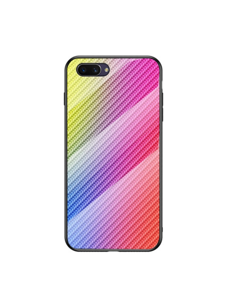 Cover OPPO A5 TPU Fibra Carbonio Colorful fiber | Melacompro